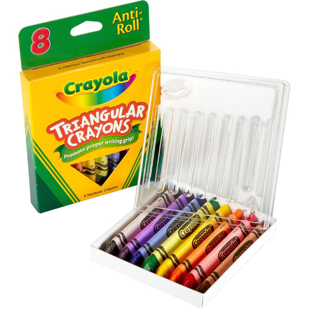 Crayola Creyones Triangulares 8 Und