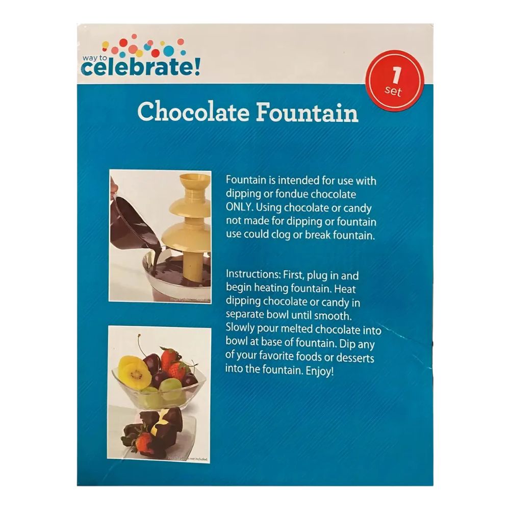 Fuente de Chocolate de 3 Niveles Way to Celebrate!