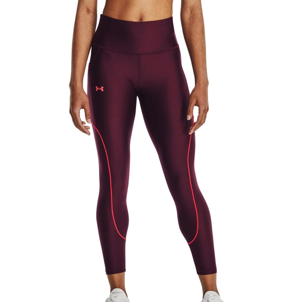 Under Armour Leggings de Entrenamiento Para Damas Color Burdeos