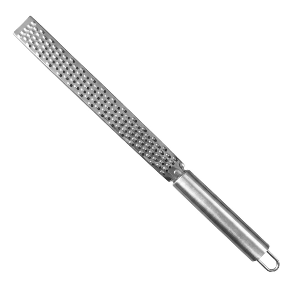 Alfa Hogar Meital Rallador Largo De Acero Inoxidable Deluxe 32.5cm