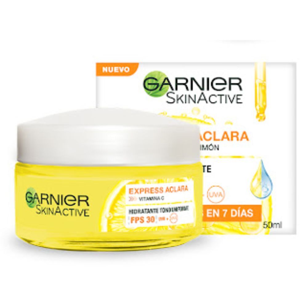 Crema Hidratante Express Garnier Aclarante FPS30 50ml