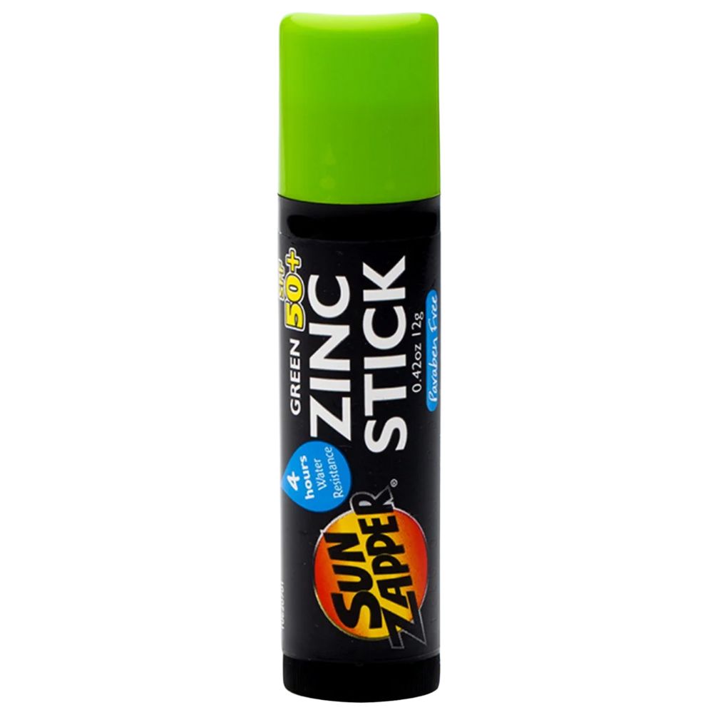 Protector Solar Sun Zapper Zinc Stick Green 12gr