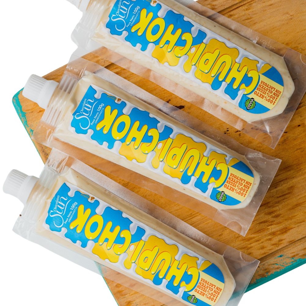 Chocolate Sun Chupi-Chok Chocolate Blanco 100gr