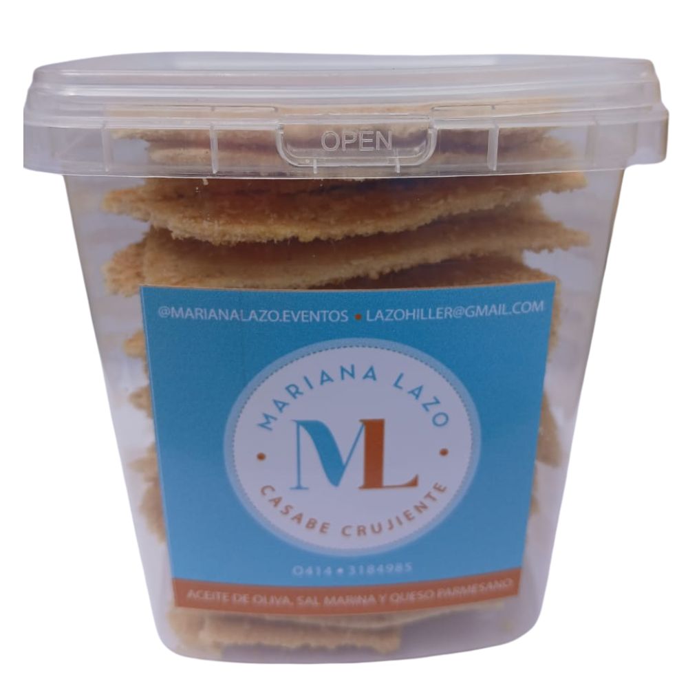 Casabe Crujiente 220gr by Mariana Lazo