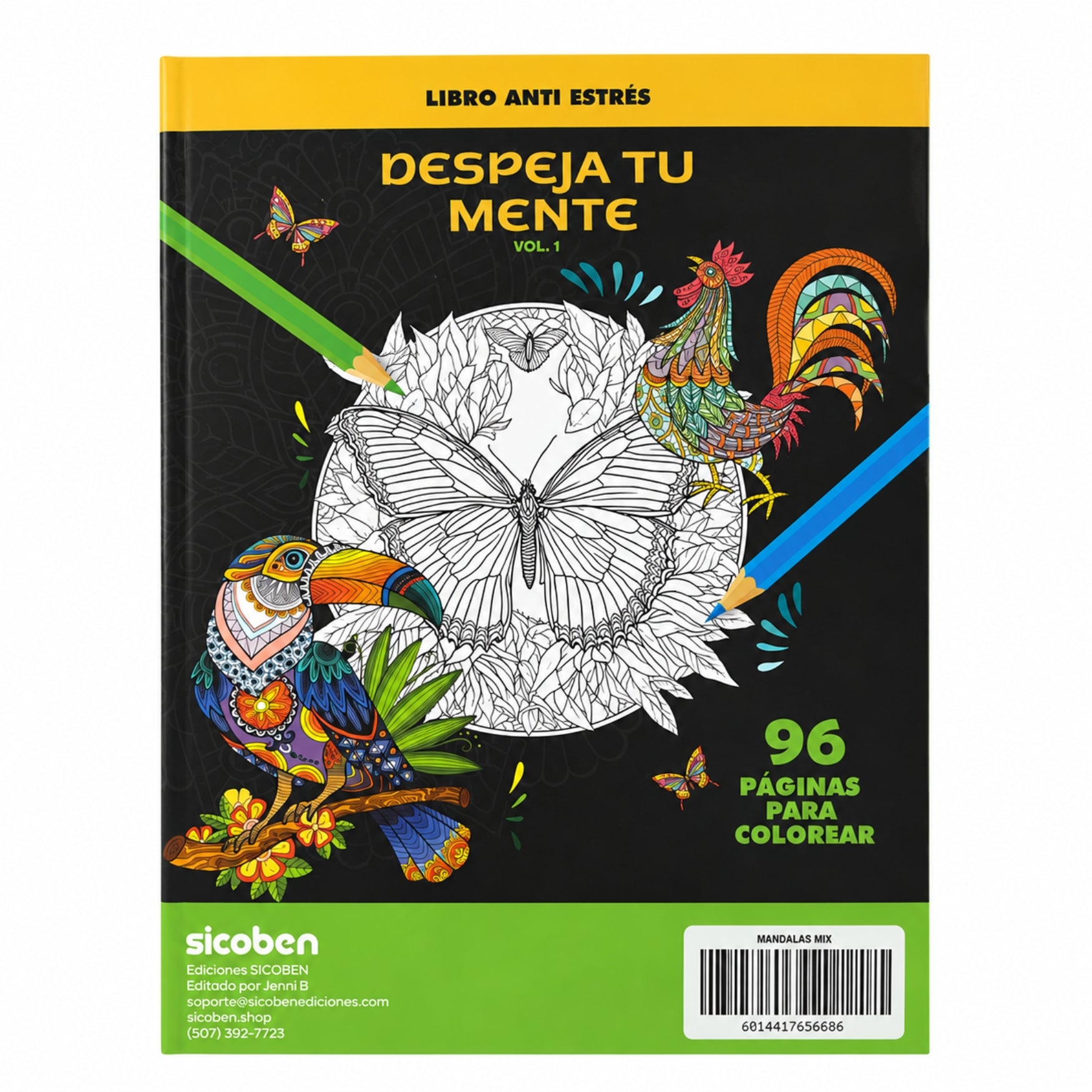 Sicoben Despeja Tu Mente Libro Anti Estres Vol 1