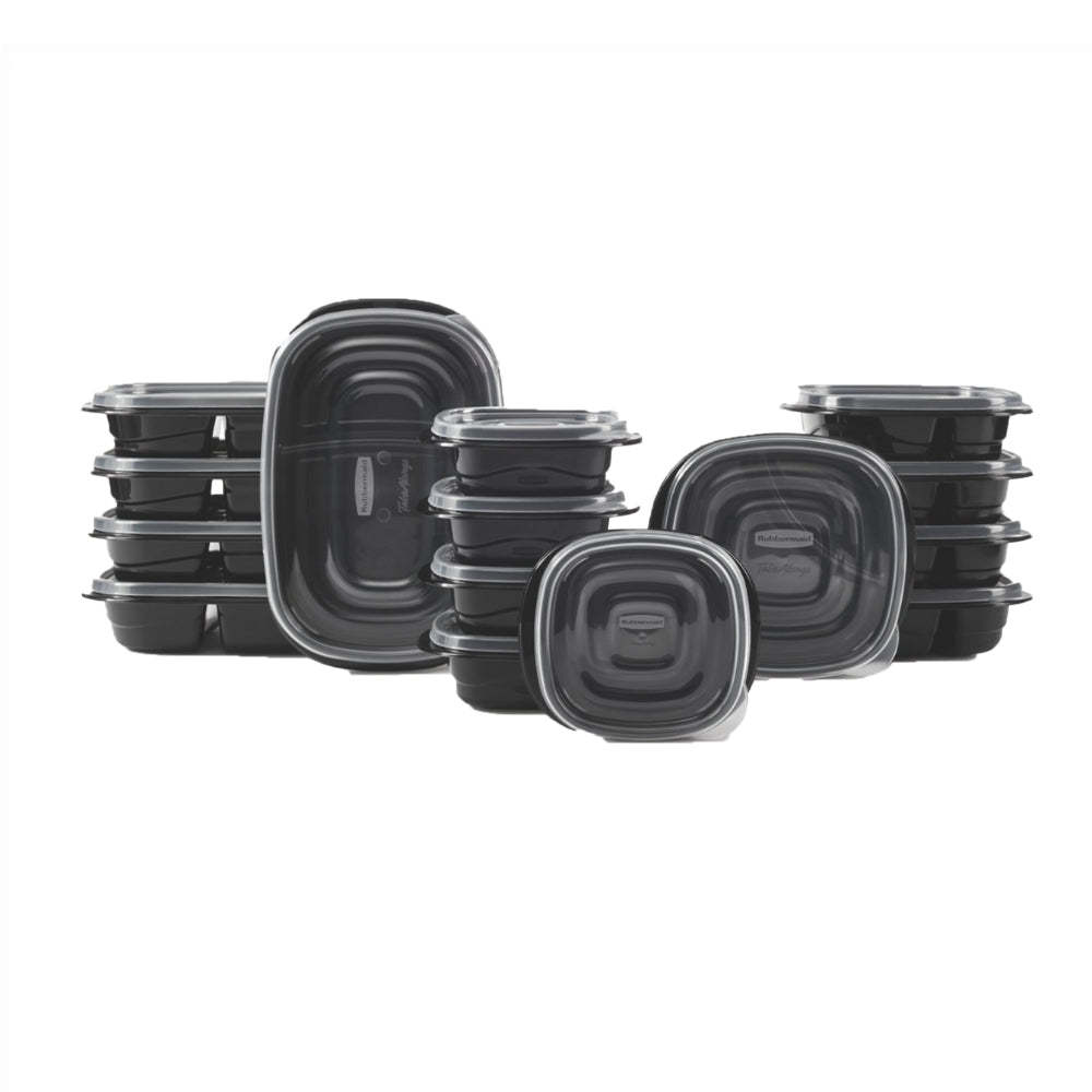 Rubbermaid Take Alongs Set De Envases 30 Piezas Negro