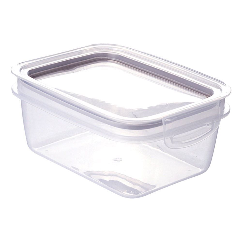 Alfa Hogar Conservador de Alimentos Rectangular con Tapa Gris 550ml