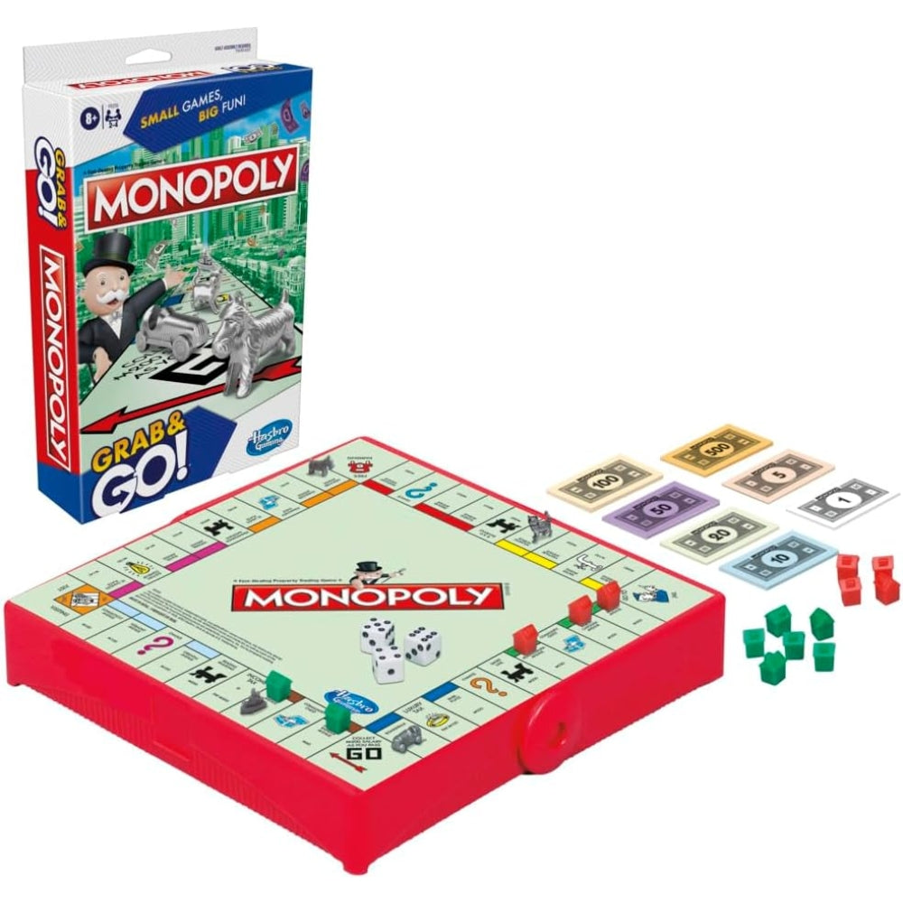 Hasbro Juego De Mesa Monopoly Grab & Go! 8+