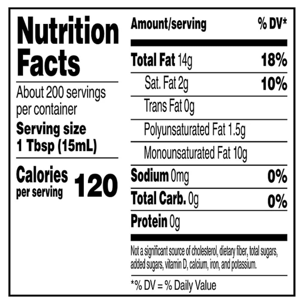 Aceite de Oliva Member's Mark Mild Flavor 100% Pure Olive Oil 3Lt