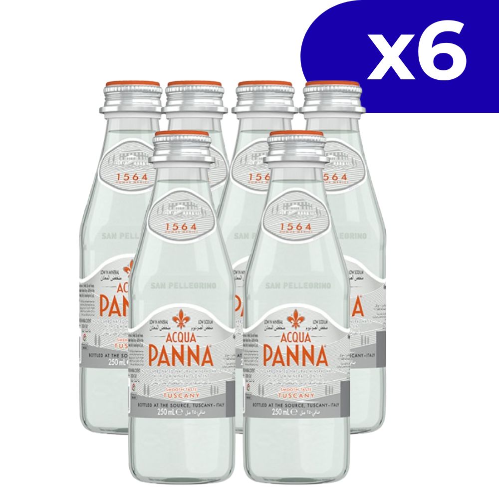Agua Acqua Panna 250ml Pack 6 Und