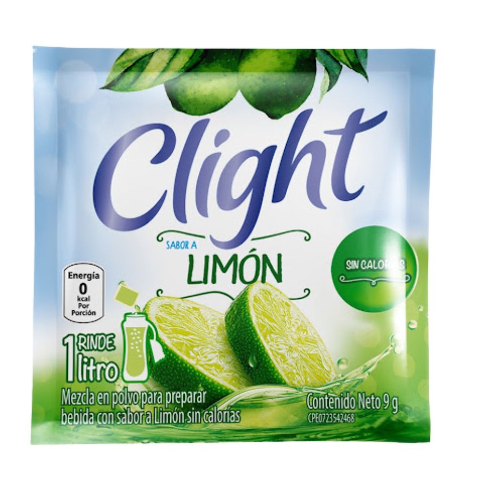 Clight Limón Bebida En Polvo 9gr