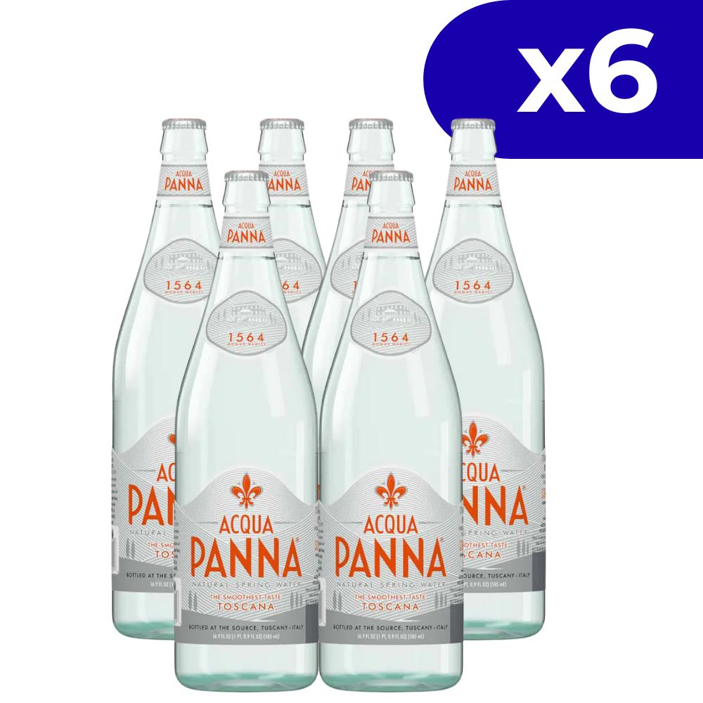 Agua Acqua Panna 505ml Pack 6 Und