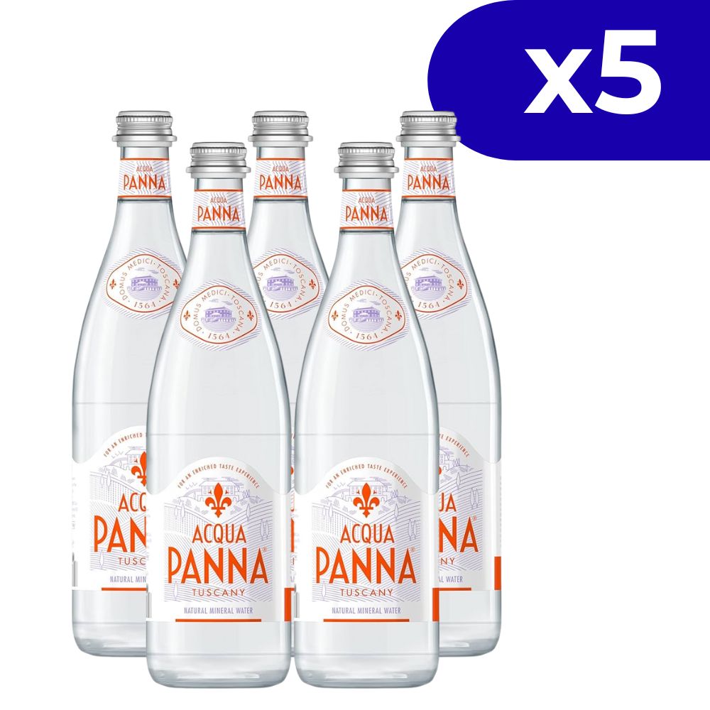 Agua Acqua Panna 750ml Pack 5 Und