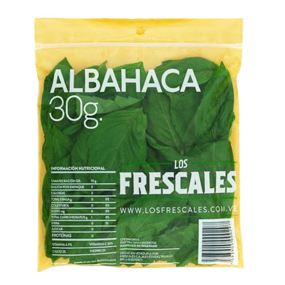 Albahaca 30gr Hidroponias