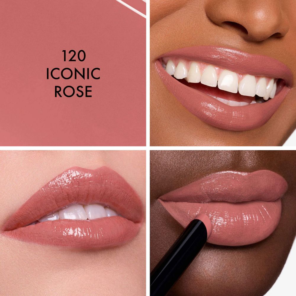 Dior Rouge On Stage 120 Iconic Rose Shine Lipstick 2.2gr
