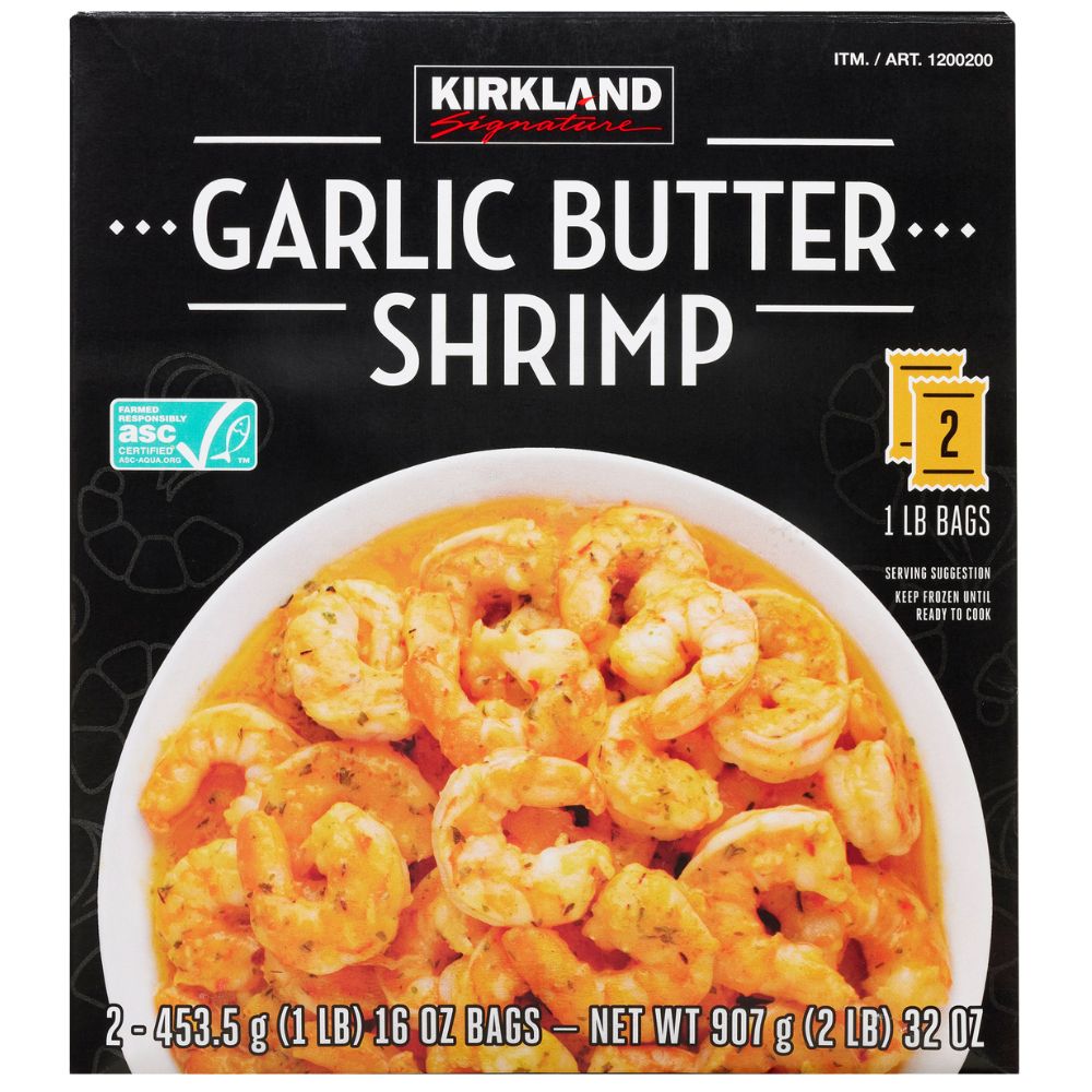 Camarones Kirkland Garlic Butter Shrimp 907gr