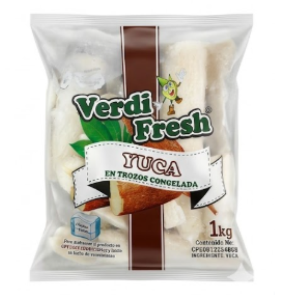 Verdi Fresh Yuca Congelada 1 Kilo