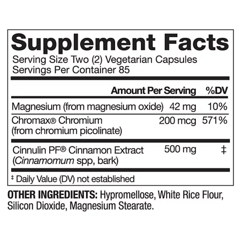Capsulas de Canela Member's Mark Cinnamon 170 Vegetarian Capsules