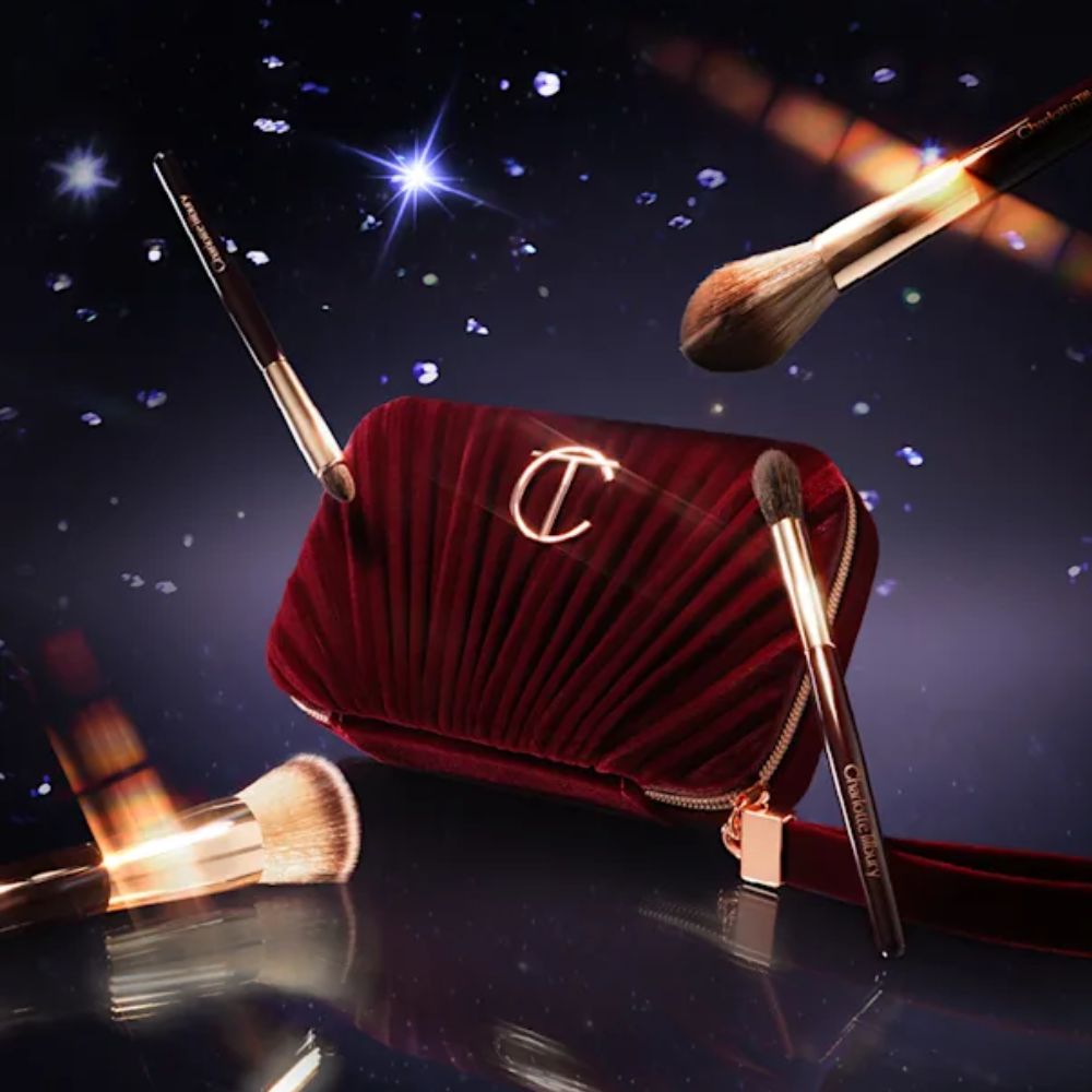 Charlotte Tilbury Hollywood Mini Brush Set Estuche + 4 Und