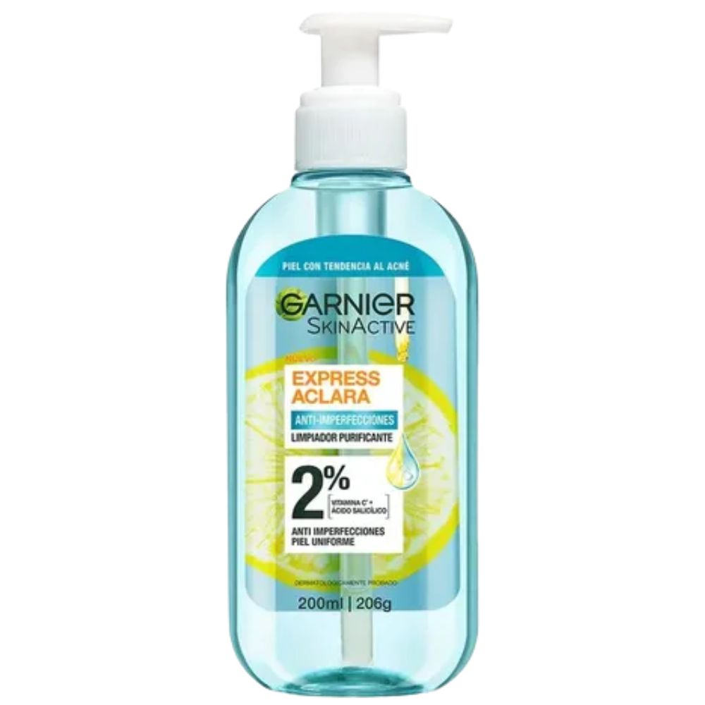 Garnier Gel Aclarante Limpiador Facial 200ml