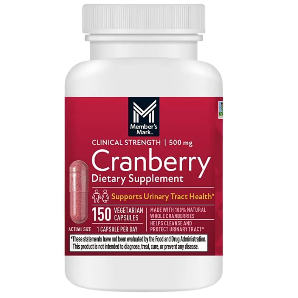 Capsulas de Cranberry Member's Mark 150 Vegetarian Capsules