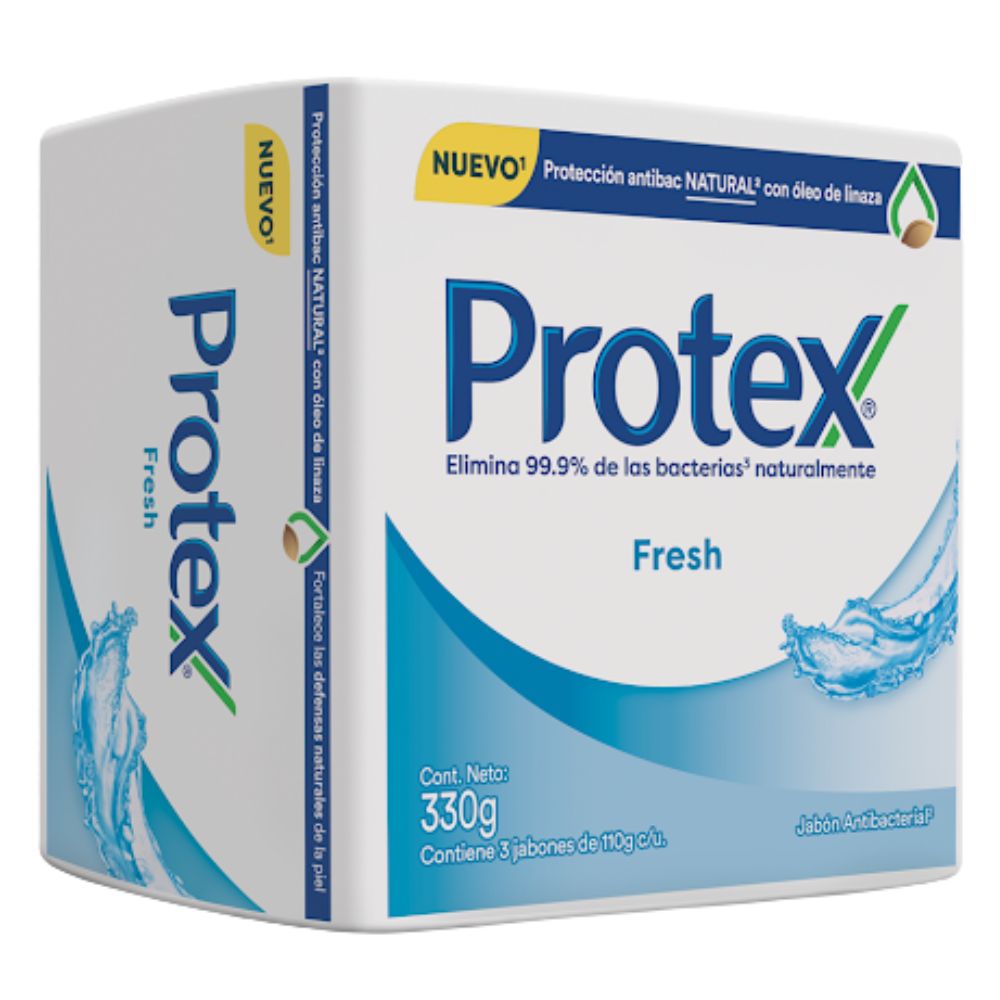 Protex Tripack Jabon En Barra Fresh 3 Und x 110gr
