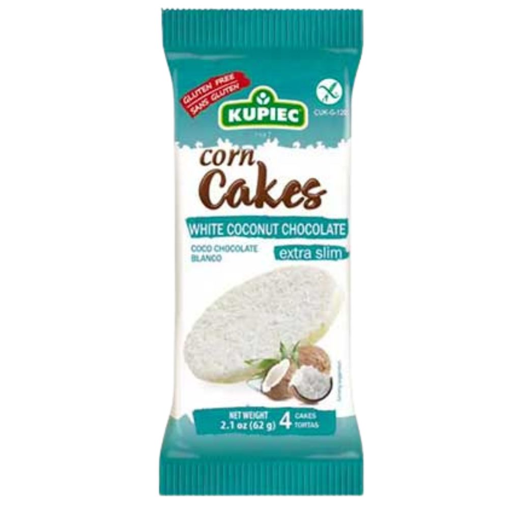 Tortas de Maiz con Coco y Chocolate Blanco 62gr