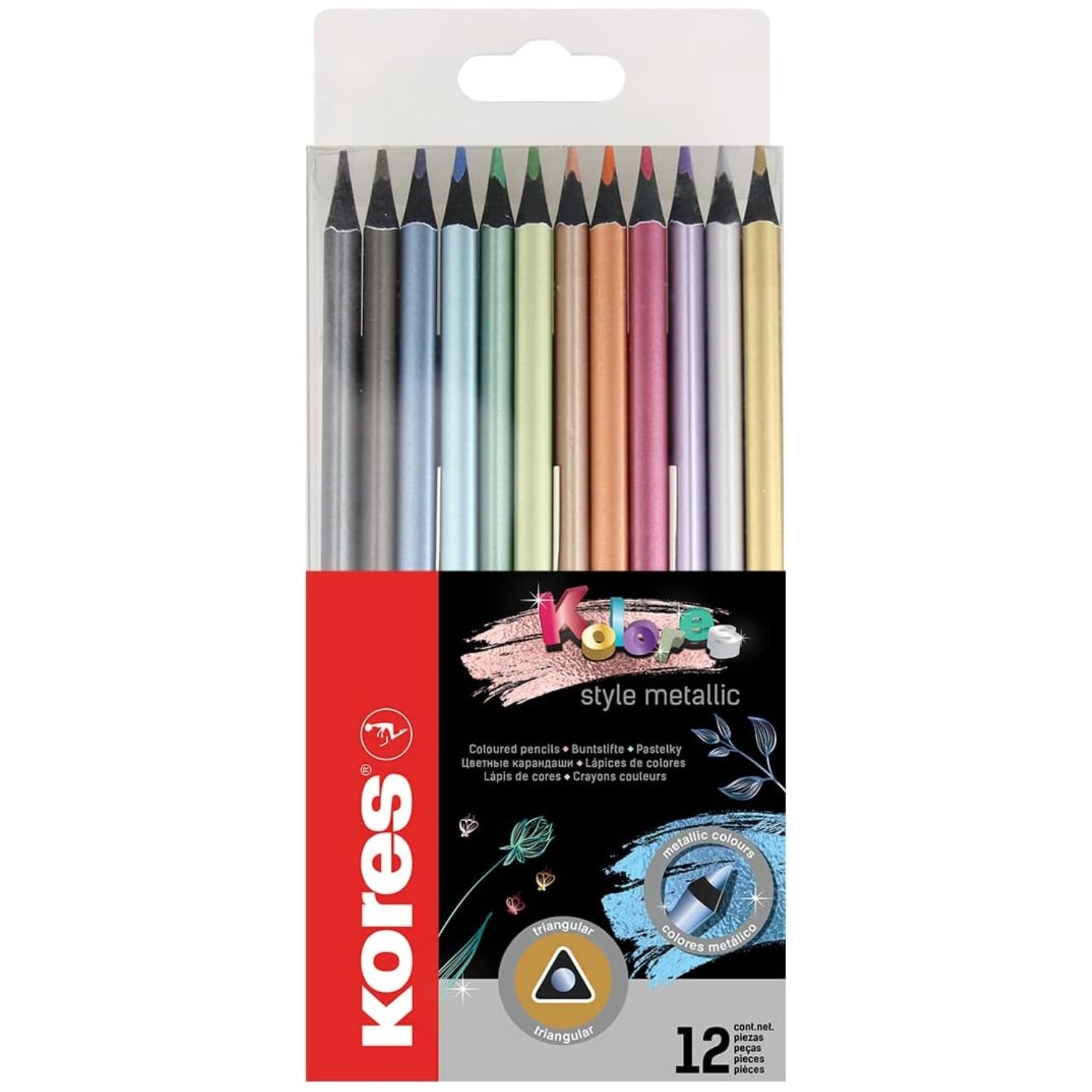 Kores Kolores Style Metallic x 12 Colores