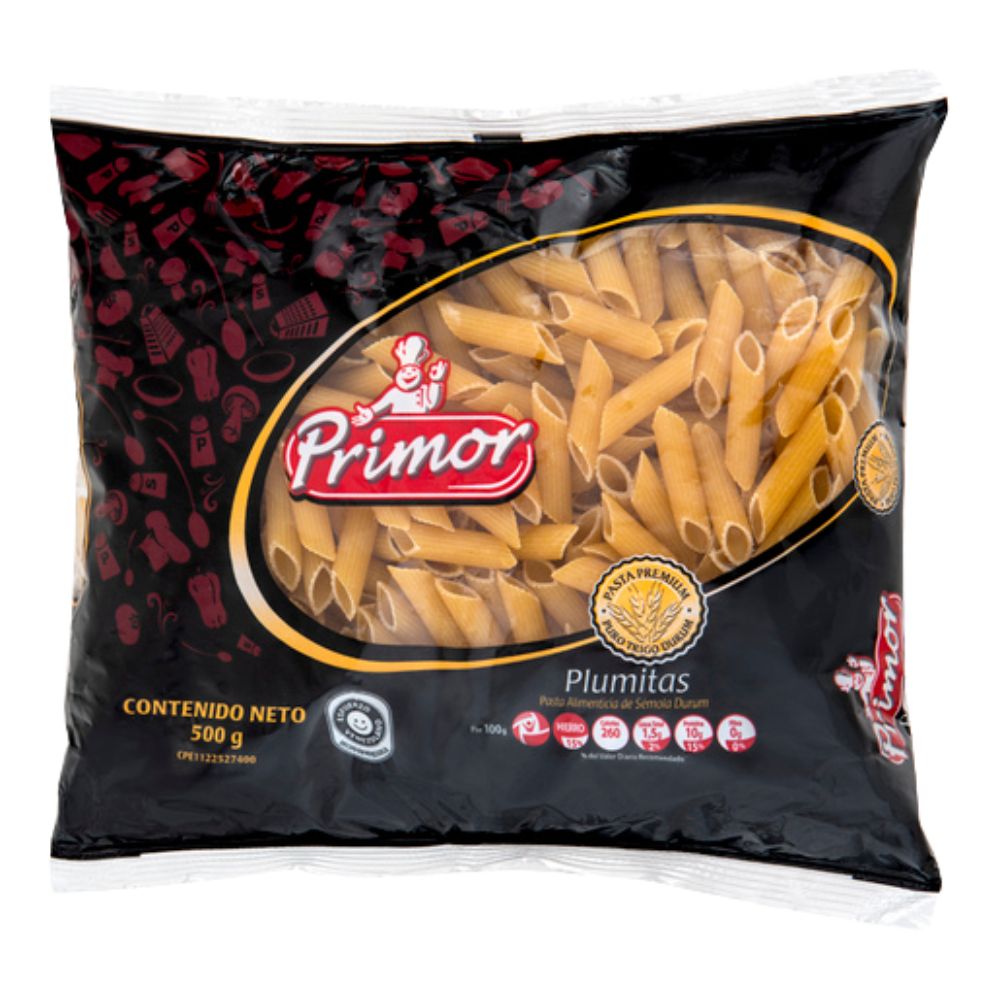 Primor Pasta Corta Plumita 500gr