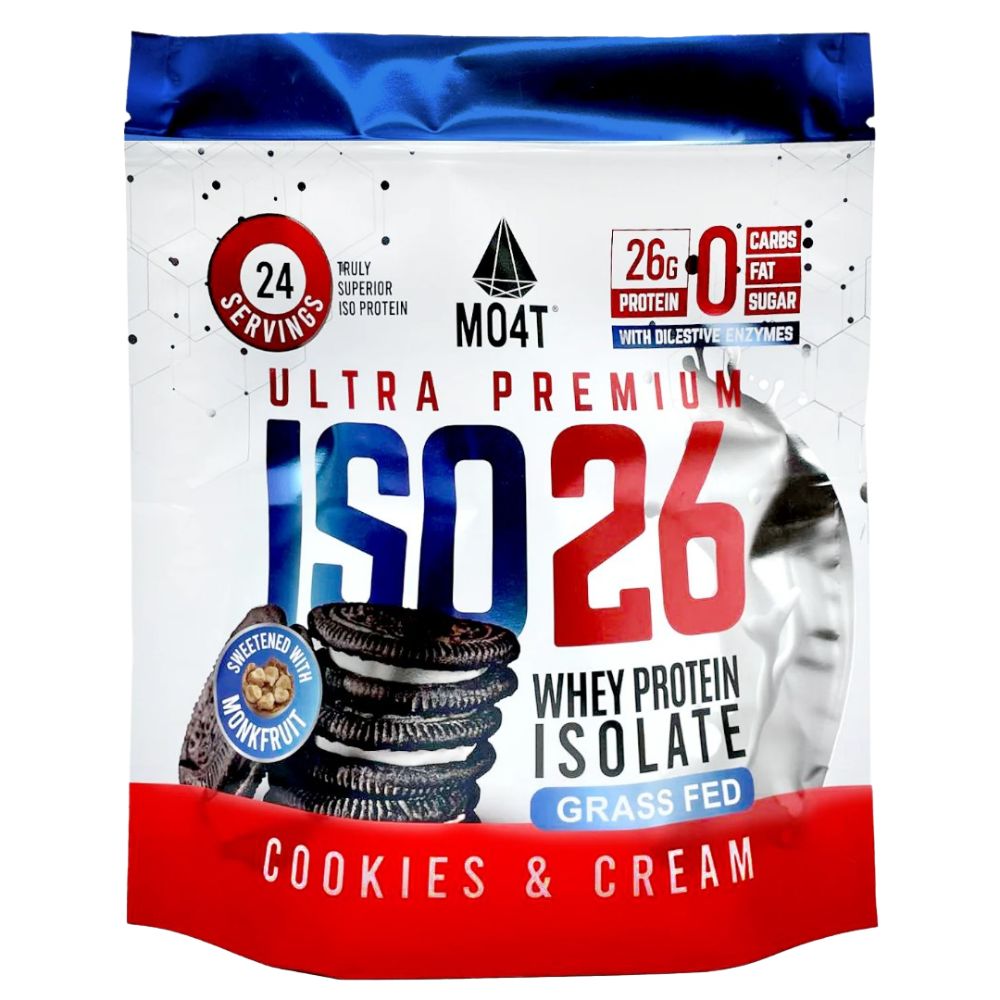 MO4T Proteina Premium ISO26 Cookies&Cream 24 Servicios