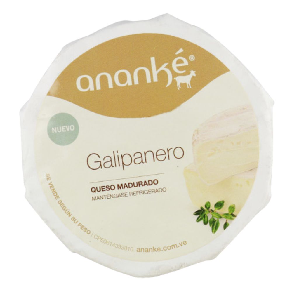 Queso De Cabra Ananke Madurado Galipanero 230gr aprox