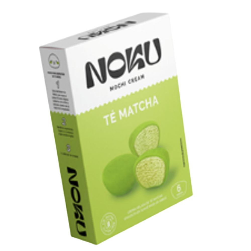 Noku Helado Premium Mochi Cream Te Matcha 6 Und