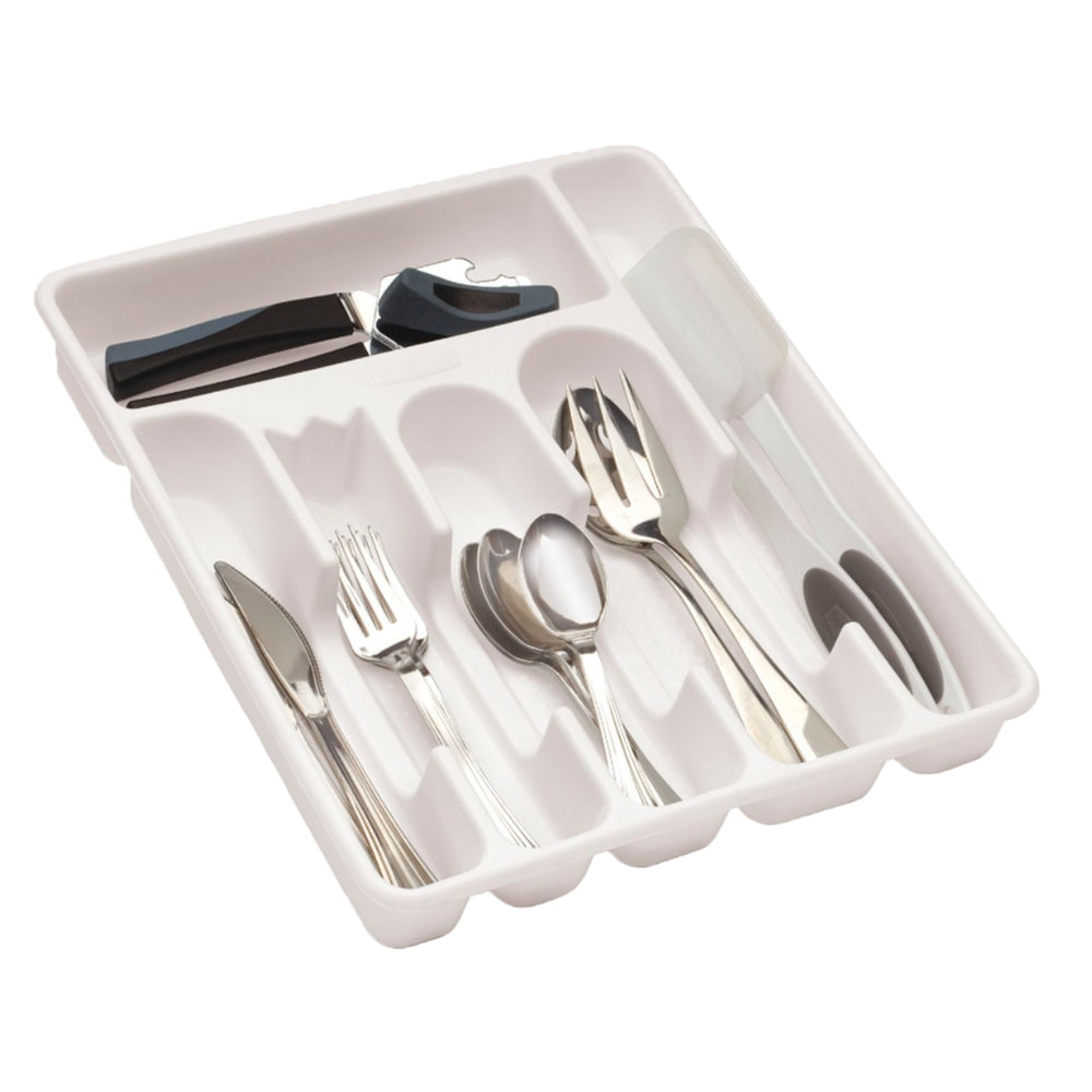 Rubbermaid Organizador De Cubiertos Grande Blanco