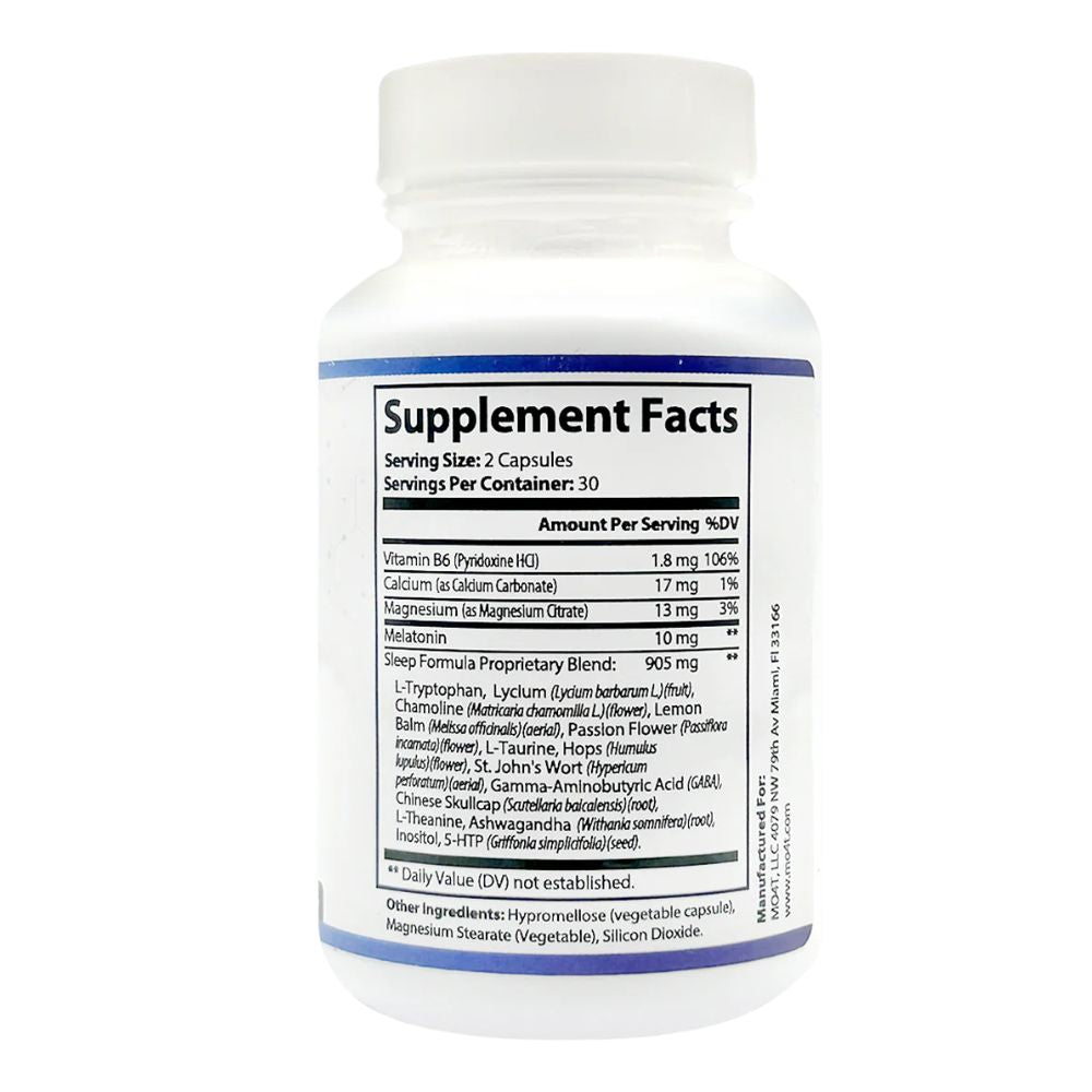 MO4T Stellar Natural Sleep Aid 60 Capsulas