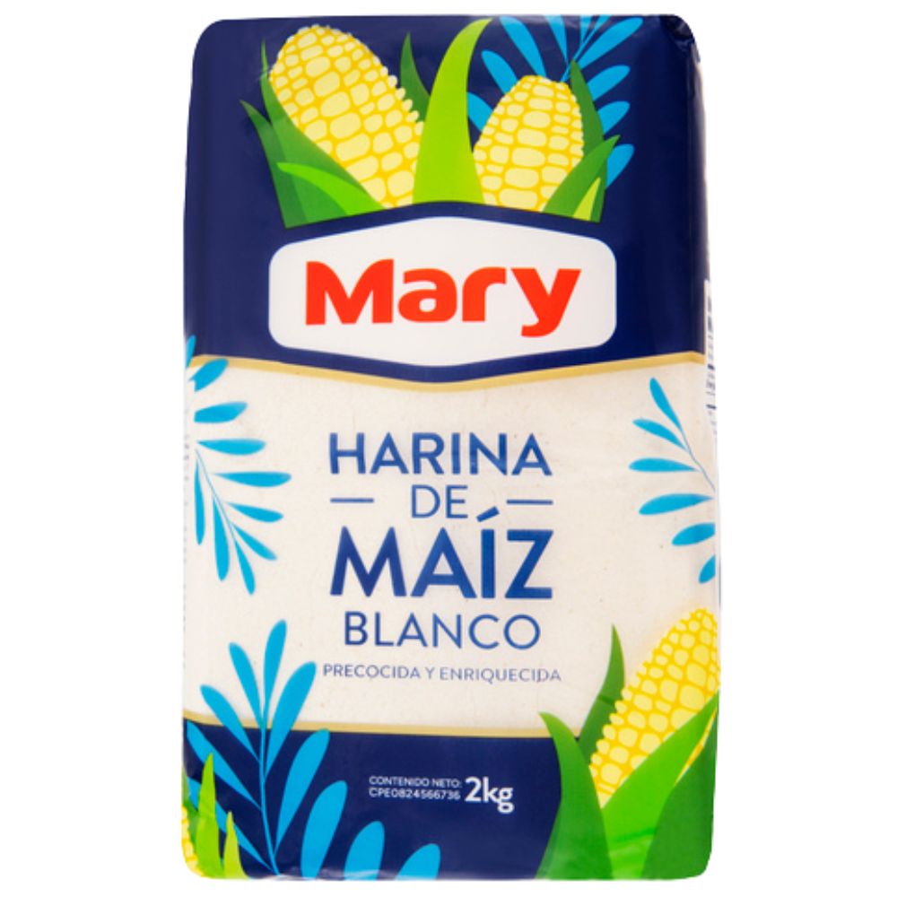 Mary Harina de Maiz Blanco 2 Kg