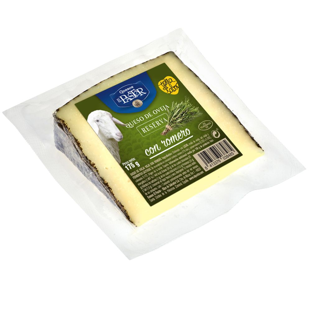 Queso de Oveja Reserva con Romero El Pastor 175gr