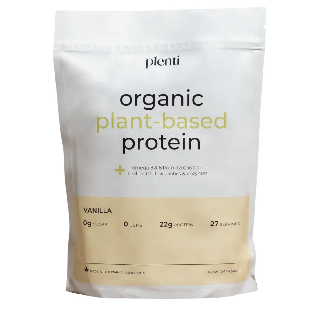 Plenti Proteina Vegetal Organica Sabor a Vainilla 27 Porciones