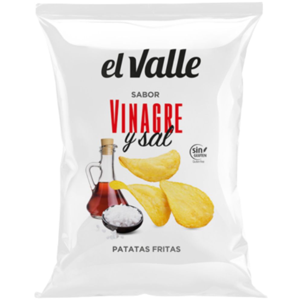 El Valle Papas Fritas Vinagre y Sal 120gr