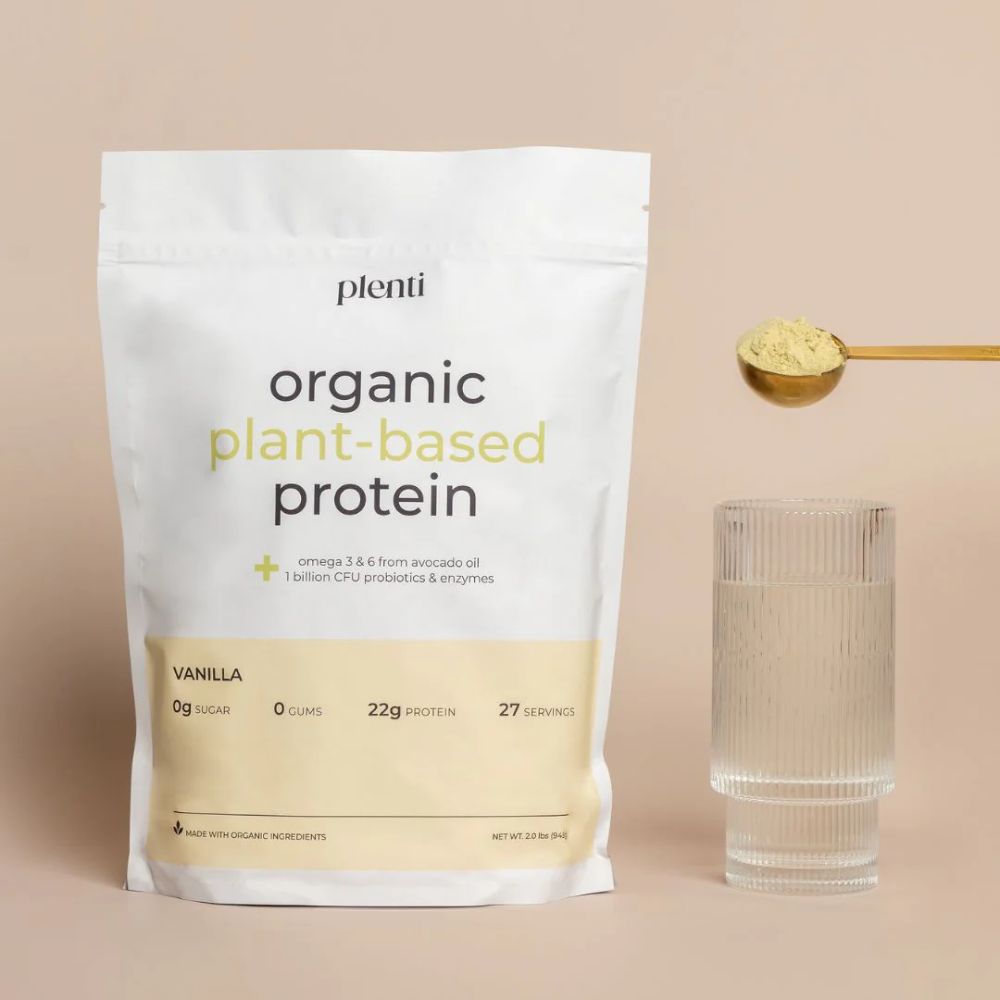 Plenti Proteina Vegetal Organica Sabor a Vainilla 27 Porciones