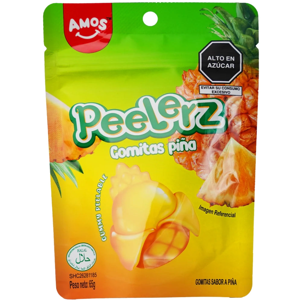 Amos Peelerz Gummy Piña 65gr