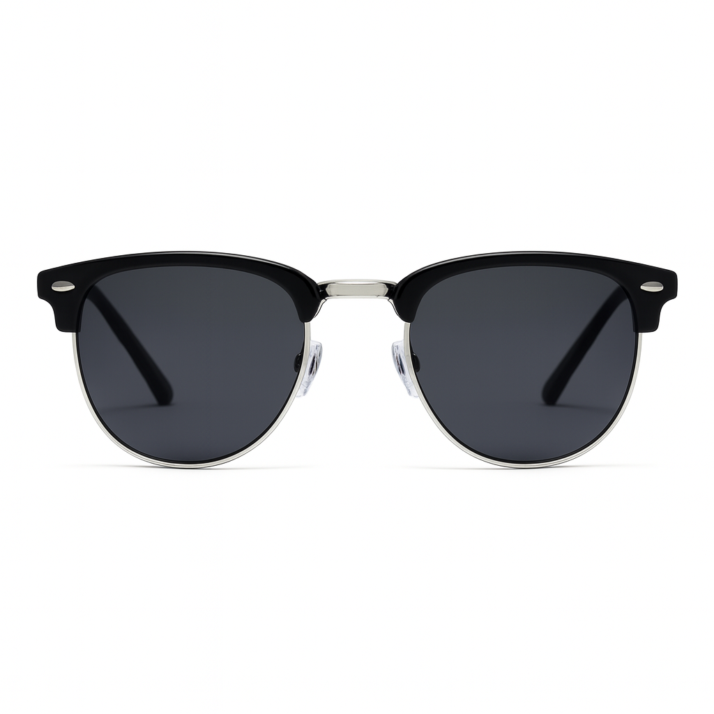 Steve Madden Lentes De Sol Black & Silver