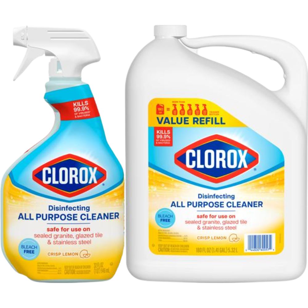 Clorox Limpiador Desinfectante Todo Uso Kit Envase y Rociador 5.32Lt