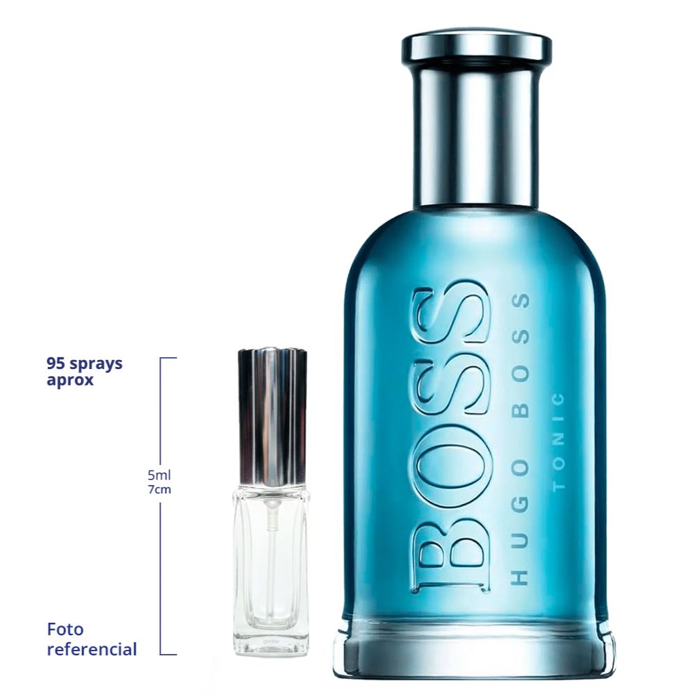 Hugo Boss Tonic Decant Travel Size 5ml y 10ml 75 a 150 Sprays Aprox Eau de Parfum For Men