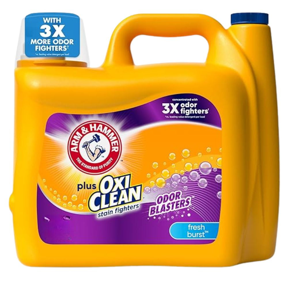 Arm & Hammer Oxi Clean Detergente Liquido Max Ultra Concentrated Odor Blaster 200 Lavadas 5.91 Ltros