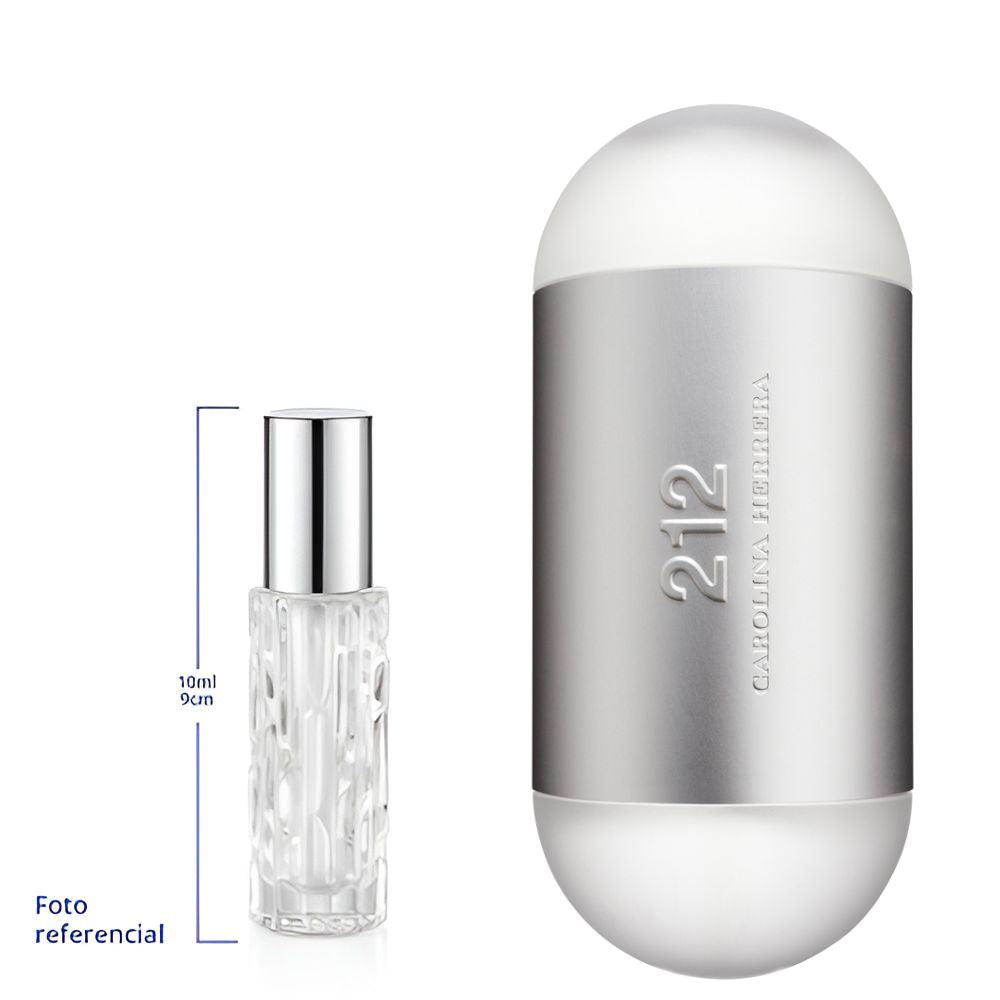 Carolina Herrera 212 NYC Decant Travel Size 5ml y 10ml de 75 a 150 Sprays Aprox Eau de Toilette For Woman