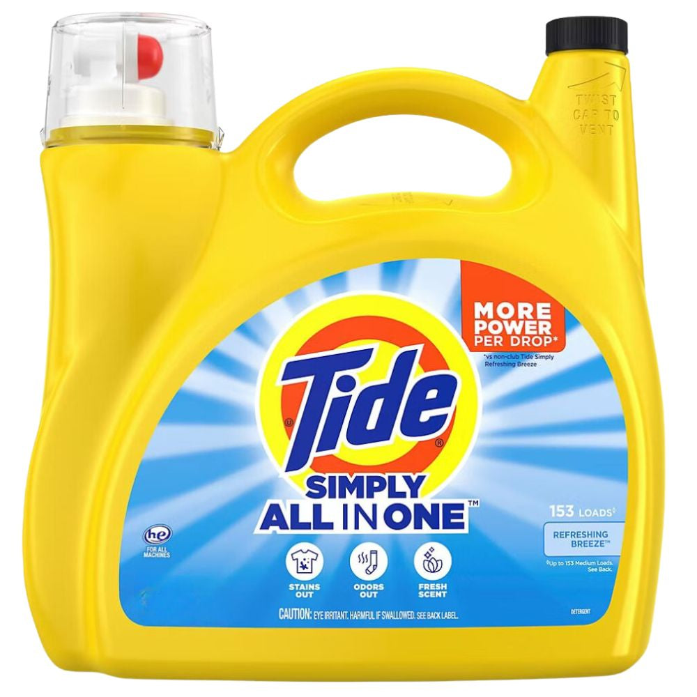 Tide Simply All In One More Power Per Drop 153 Loads 4.93 Ltros