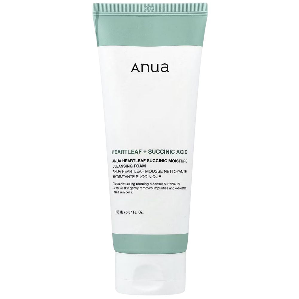 Anua Heartleaf + Succinic Acid Moisture Cleansing Foam 150ml