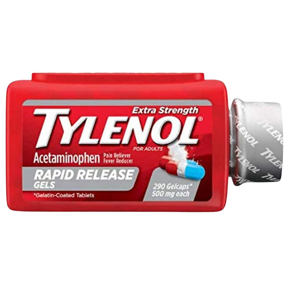 Tylenol Extra Strength Rapid Release Gels 290und