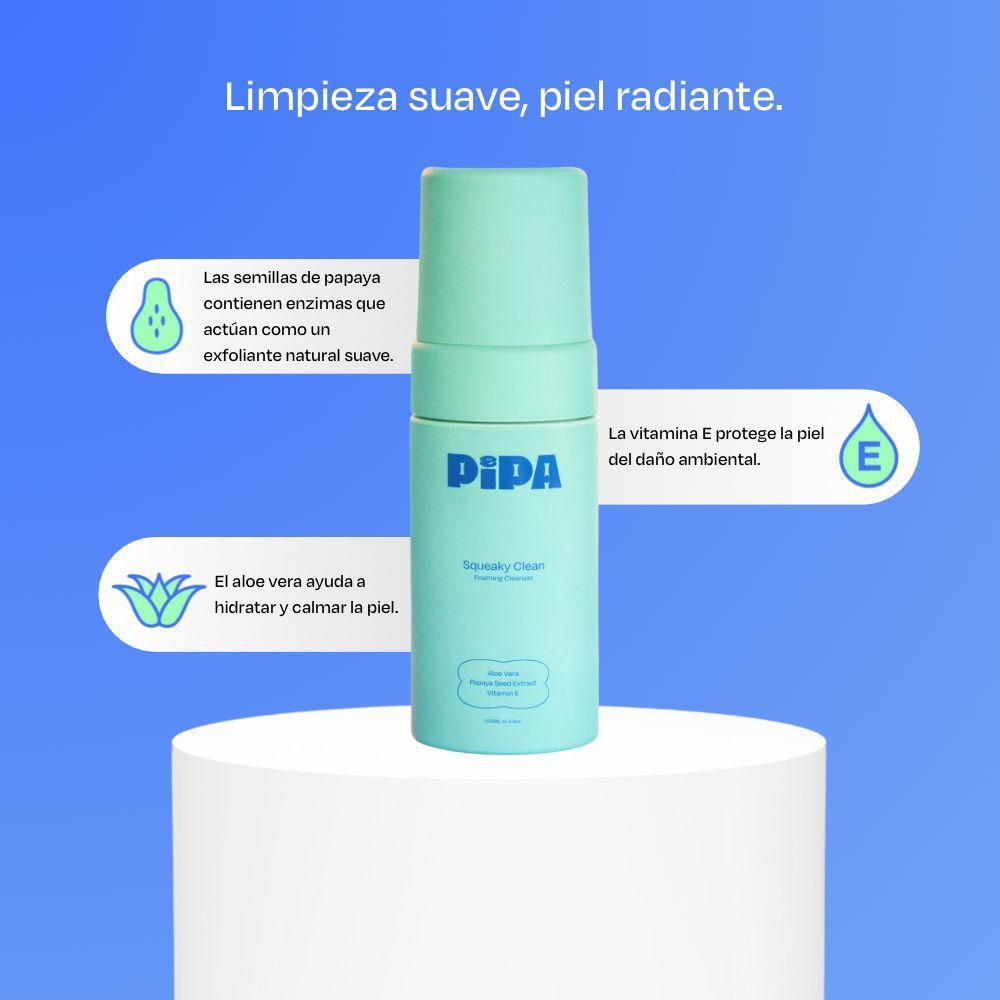 Pipa Skincare Squeaky Clean Foaming Cleanser 100ml