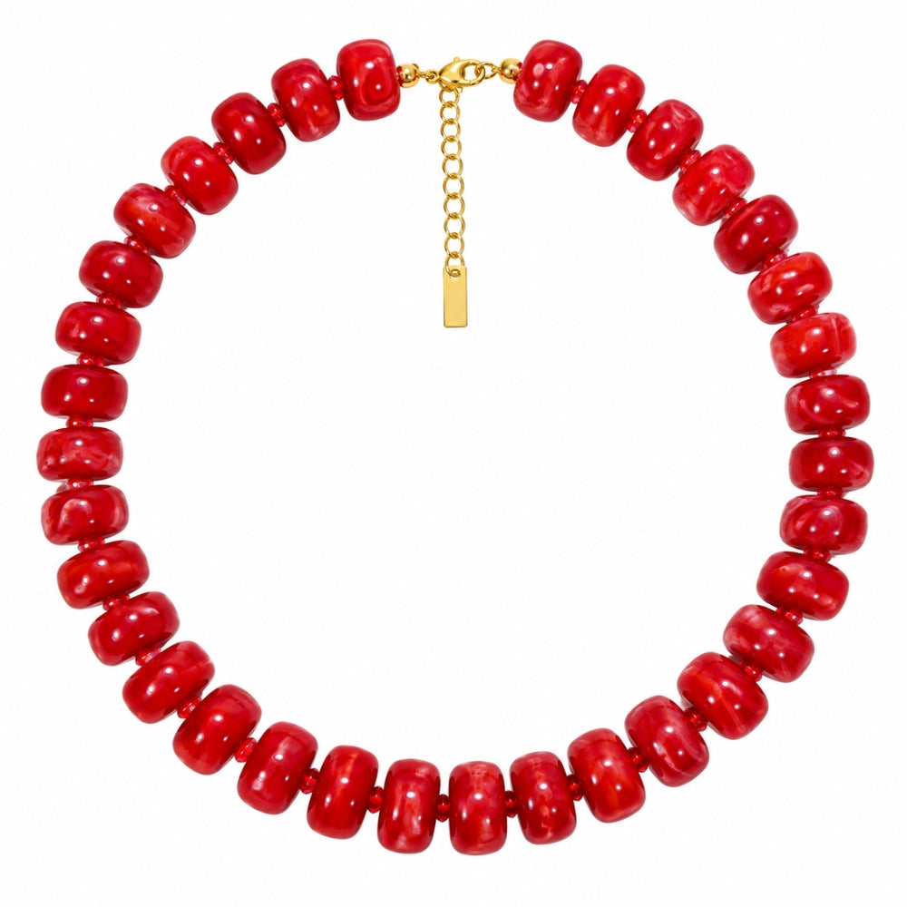 H&Co Collar Ajustable Para Damas Aura Coral